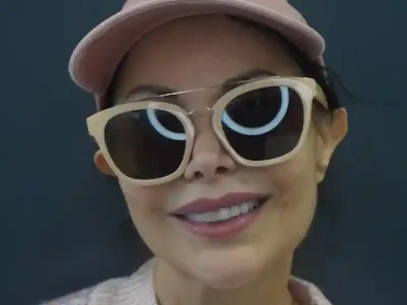 smiling with twisted teeth set